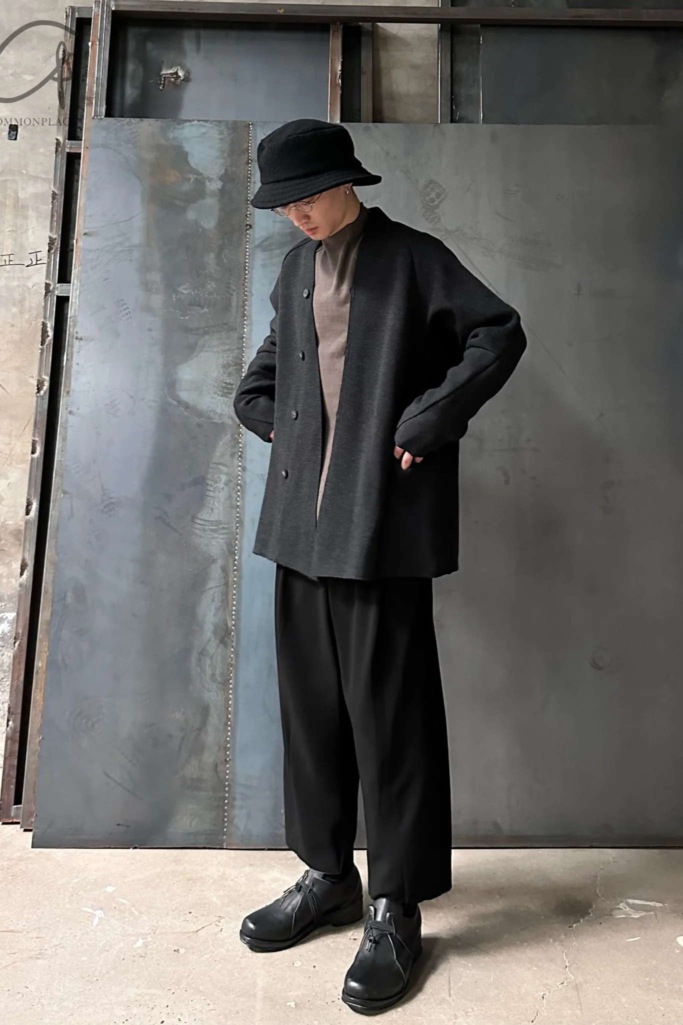 DEVOA wool jacket CTY-SRJ deep gray - Image 14