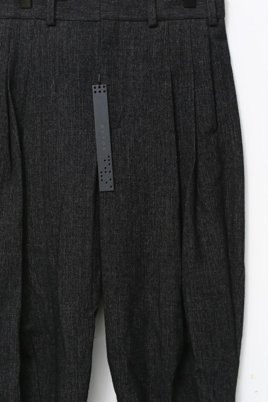 DEVOA wool pants PTN-SHC black - Image 2