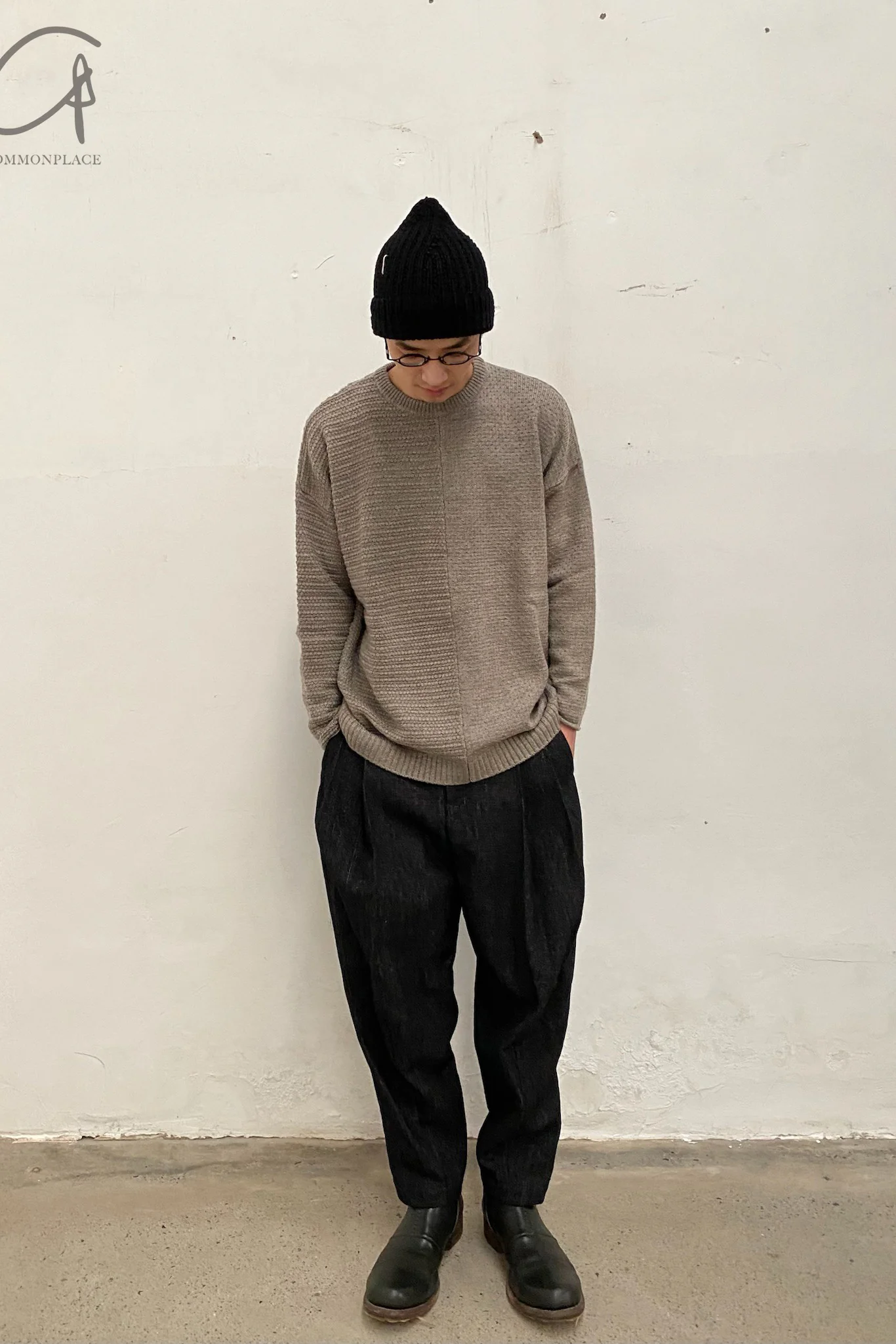 DEVOA wool pants PTN-SHC black - Image 7