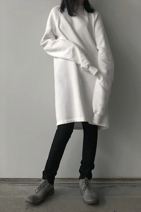 Drkshdw by Rick Owens (woven long-sleeved sweatshirt-baseball shirt) DU17S5271 F 11 MILK - Image 12