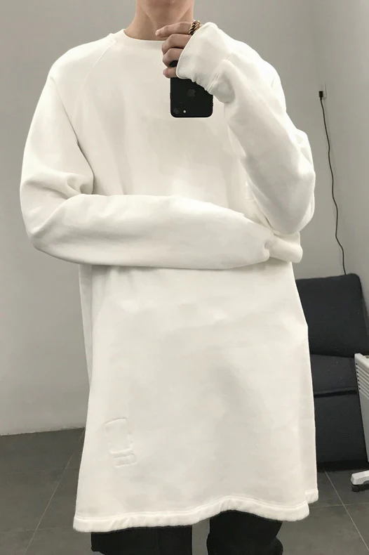 Drkshdw by Rick Owens (woven long-sleeved sweatshirt-baseball shirt) DU17S5271 F 11 MILK - Image 13