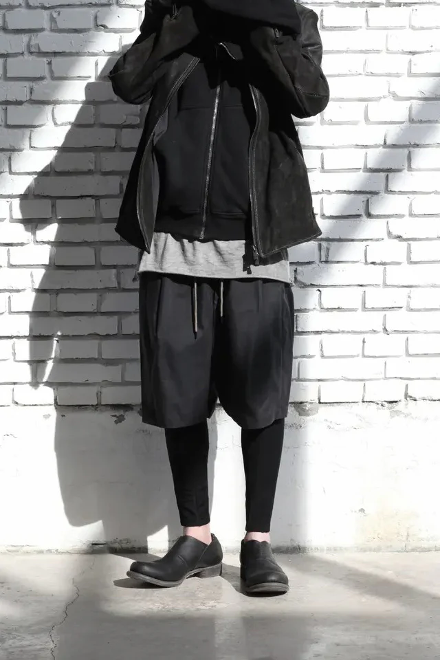 Drkshdw by Rick Owens (woven sweater-mountain zone hoodie) DU17S5286 F 09 BLACK - Image 9