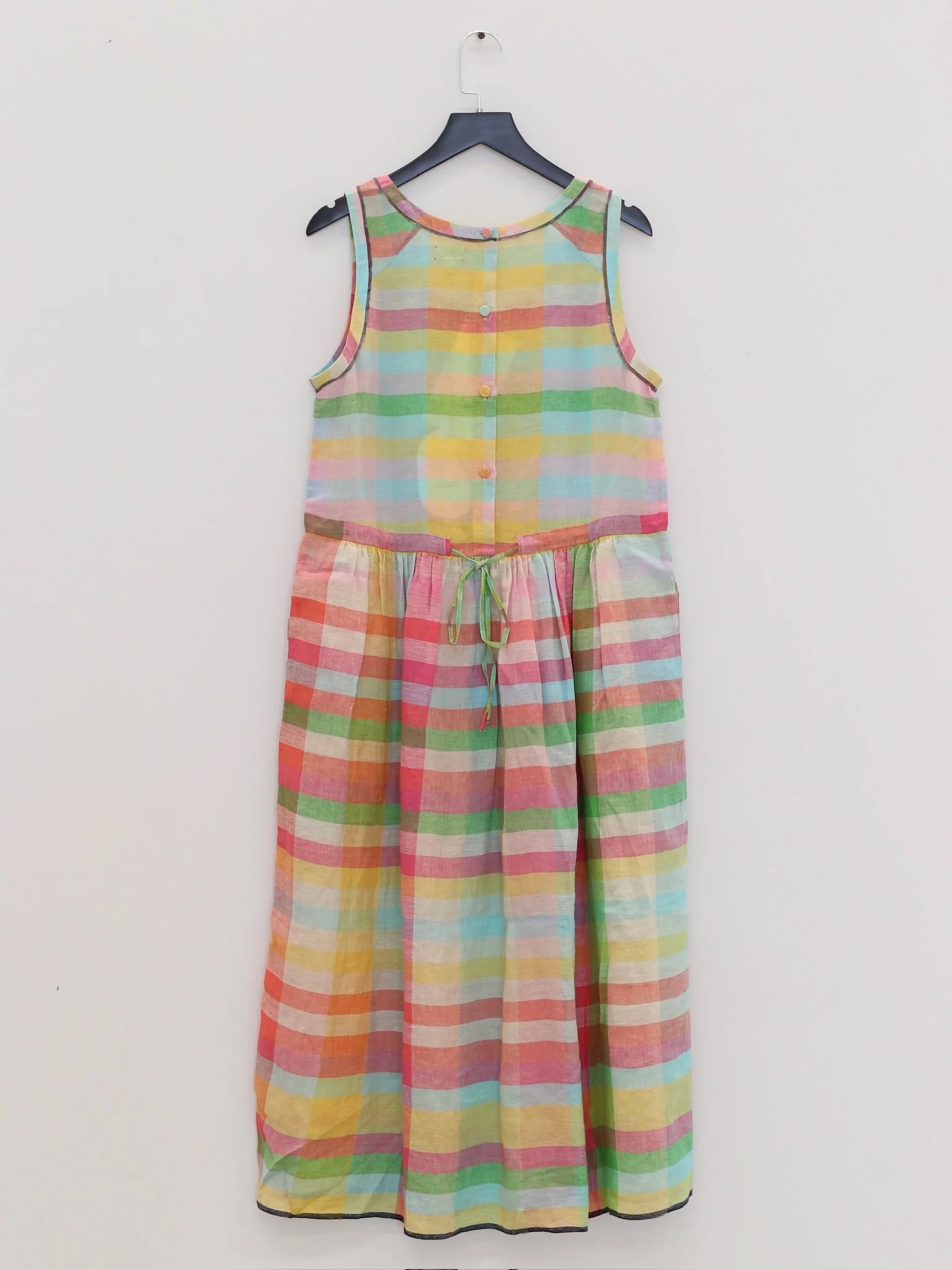 EKA Spring/Summer 2026 Sleeveless Fitted Waist Easy-to-Wear Summer Dress EKA-SS26198ICHIKO-2-MULTICOLOR - Image 4