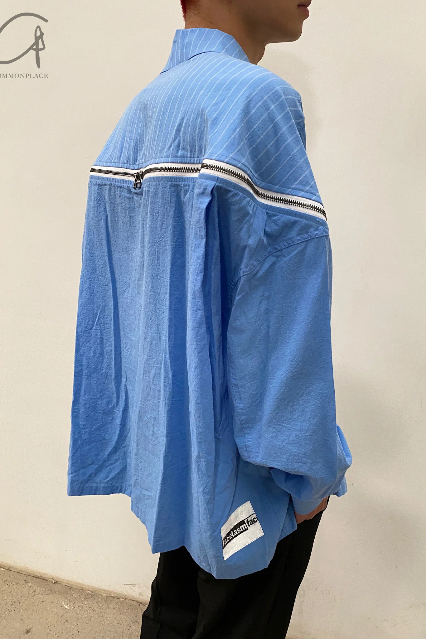 FACETASM Striped Zip Shirt MIMI-SH-U03 - Image 12