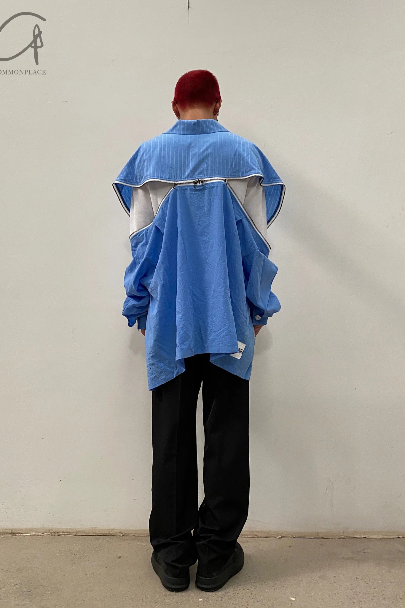 FACETASM Striped Zip Shirt MIMI-SH-U03 - Image 15