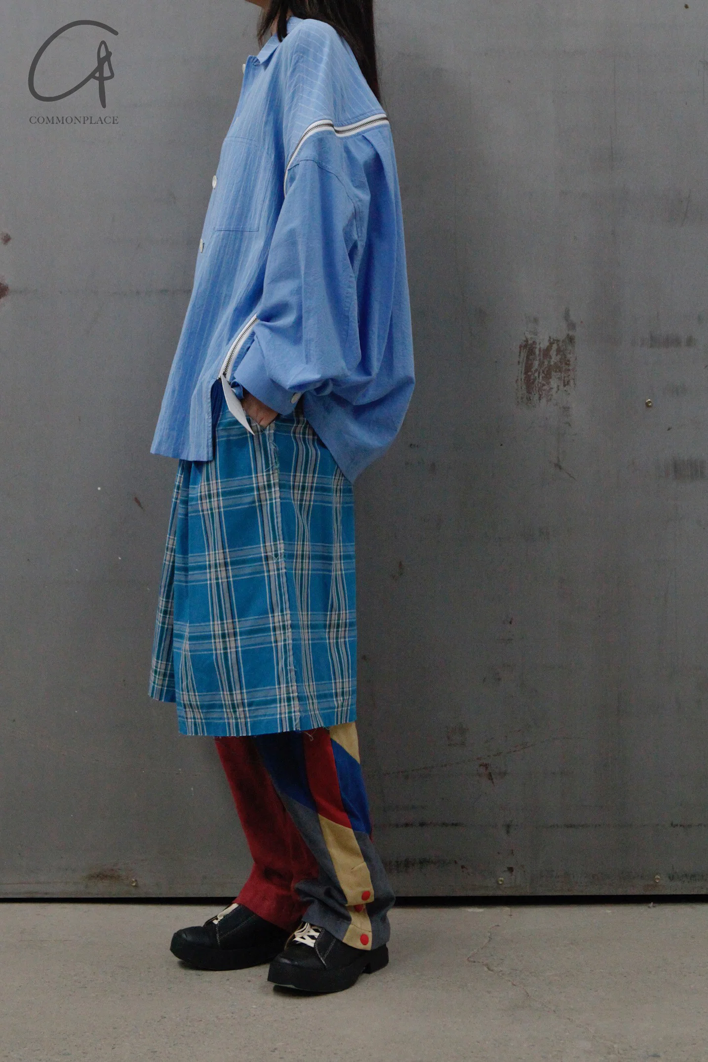 FACETASM Striped Zip Shirt MIMI-SH-U03 - Image 7