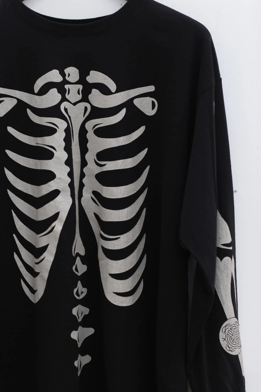 FACETASM skeleton print T-shirt ABH-TEE-U09 black - Image 8