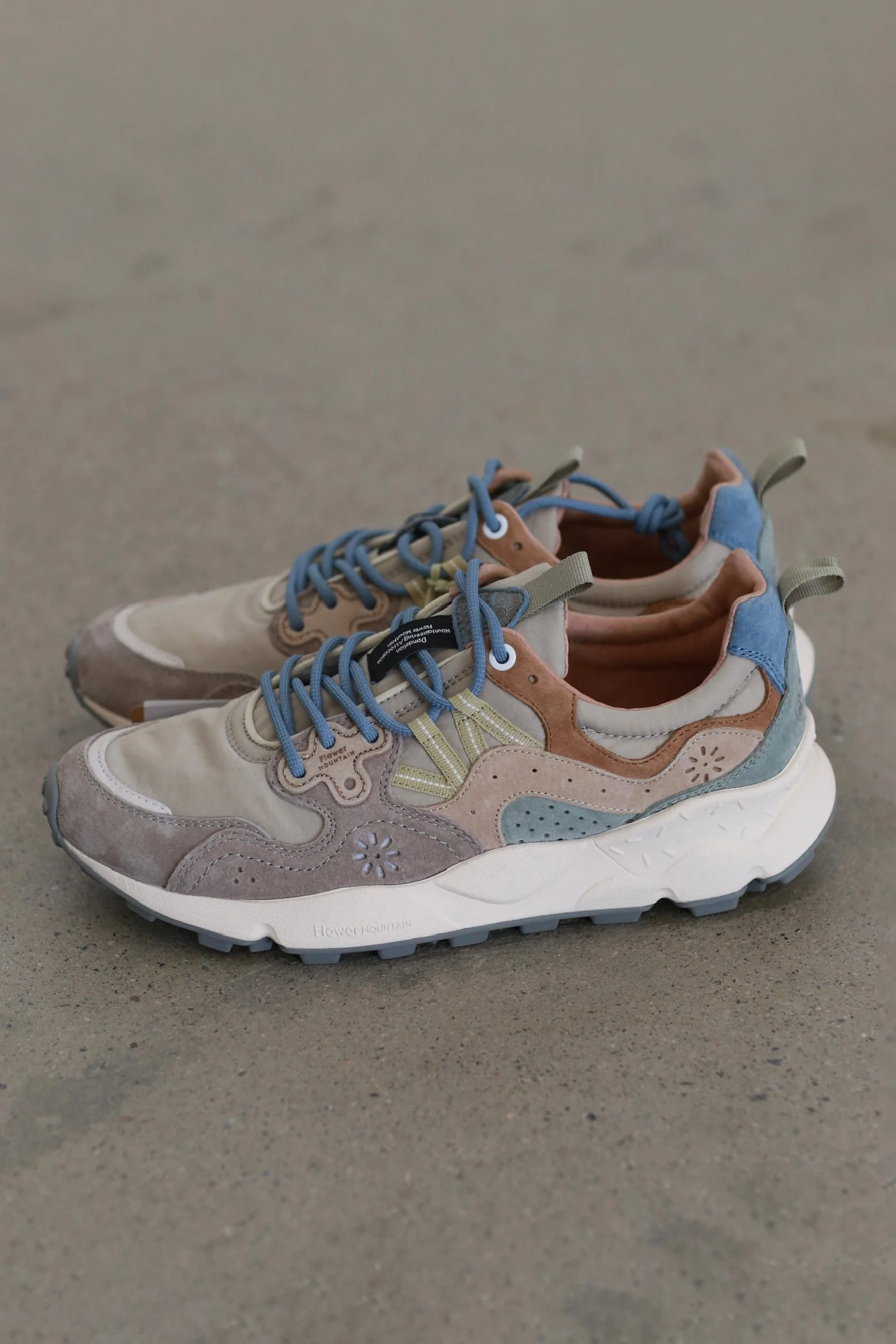 Flower Mountain/Mountain Mist Flower Field YAMANO 3 Sneaker Series FM-FM63572-QHTJL Light Brown/Camel/Army Green - Image 2