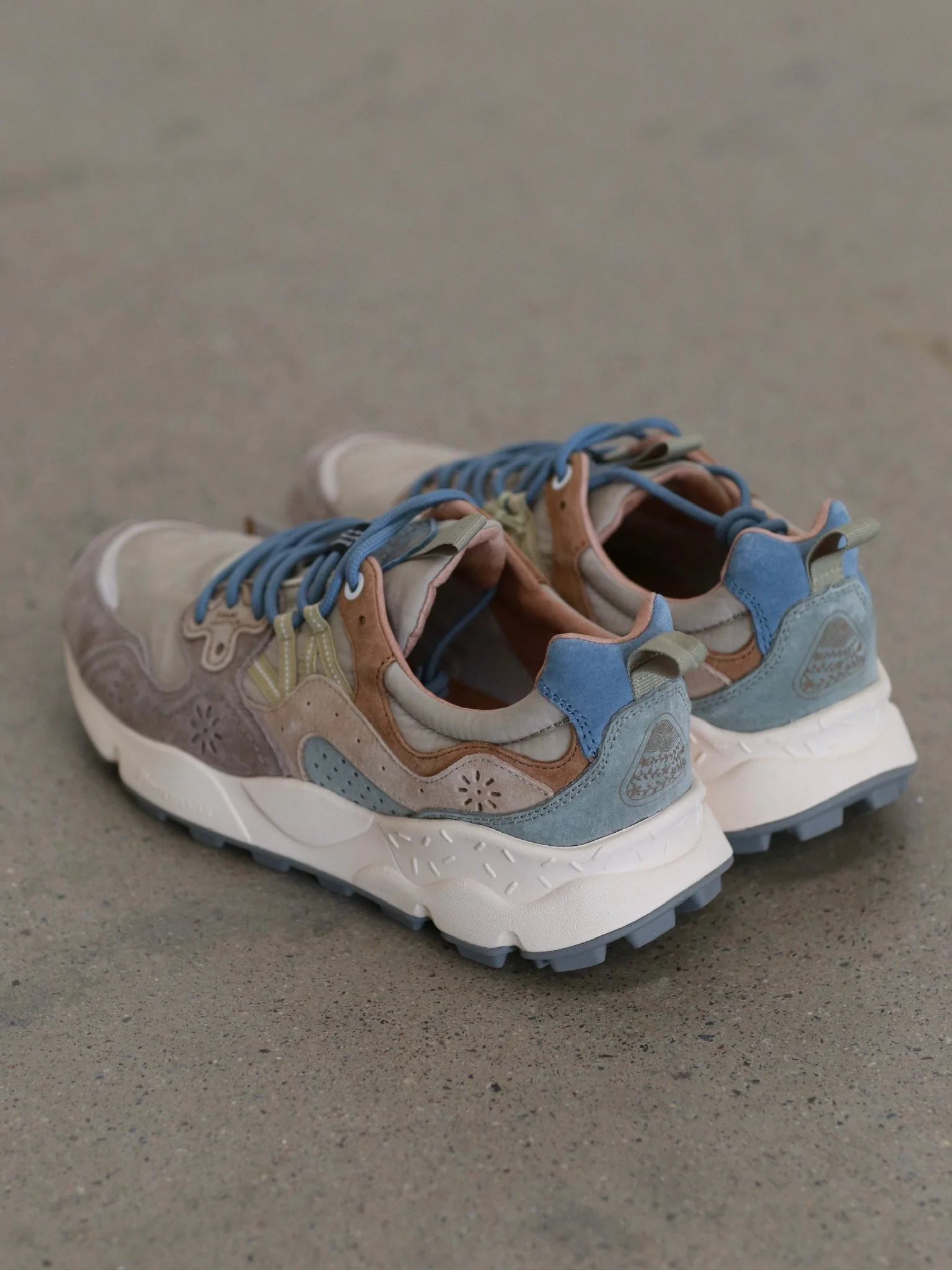 Flower Mountain/Mountain Mist Flower Field YAMANO 3 Sneaker Series FM-FM63572-QHTJL Light Brown/Camel/Army Green - Image 4