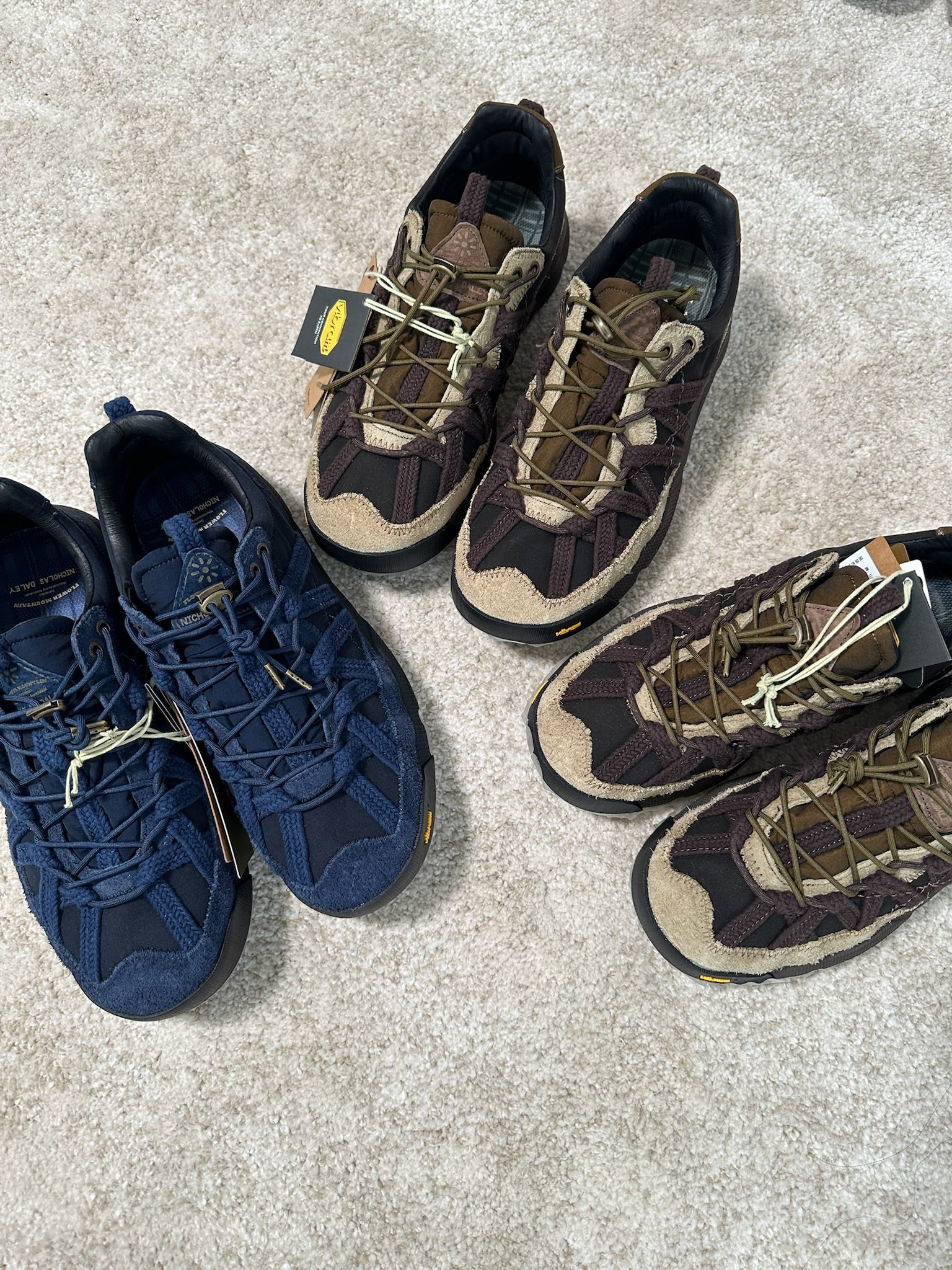 Flower Mountain/Shanwu Hanyue Iwano 2 x Nicholas Sneakers FM-FM130002-LAN Blue - Image 5