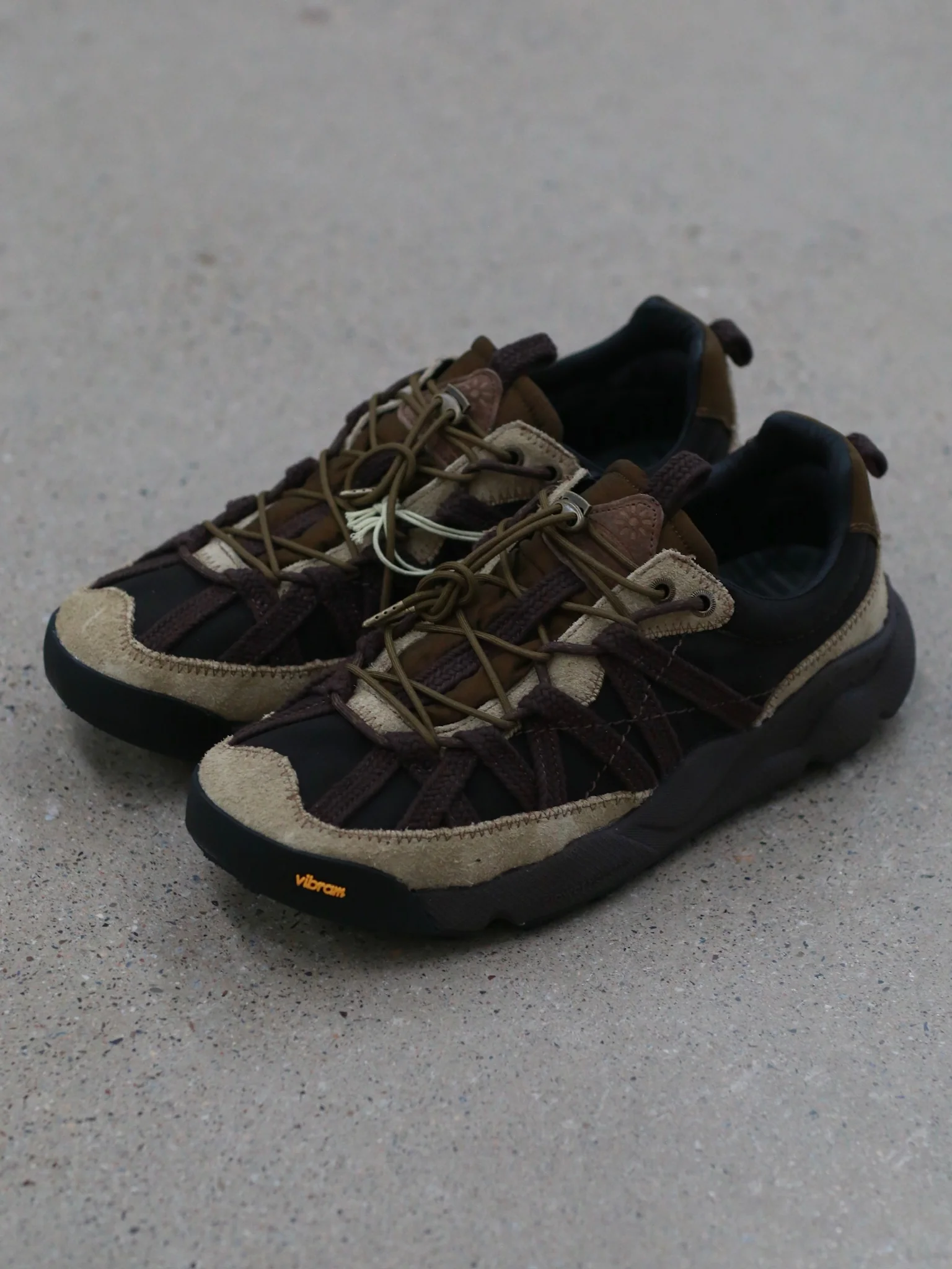 Flower Mountain/Shanwu Huanye Iwano 2 x Nicholas Sneakers FM-FM130001-ZQL Brown/Light Green (FM130002) - Image 3