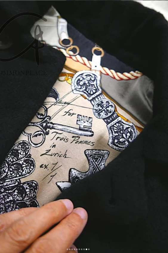 Geoffrey B. Small Better -colored front -split lapel plaster bgco6 black floral - Image 10