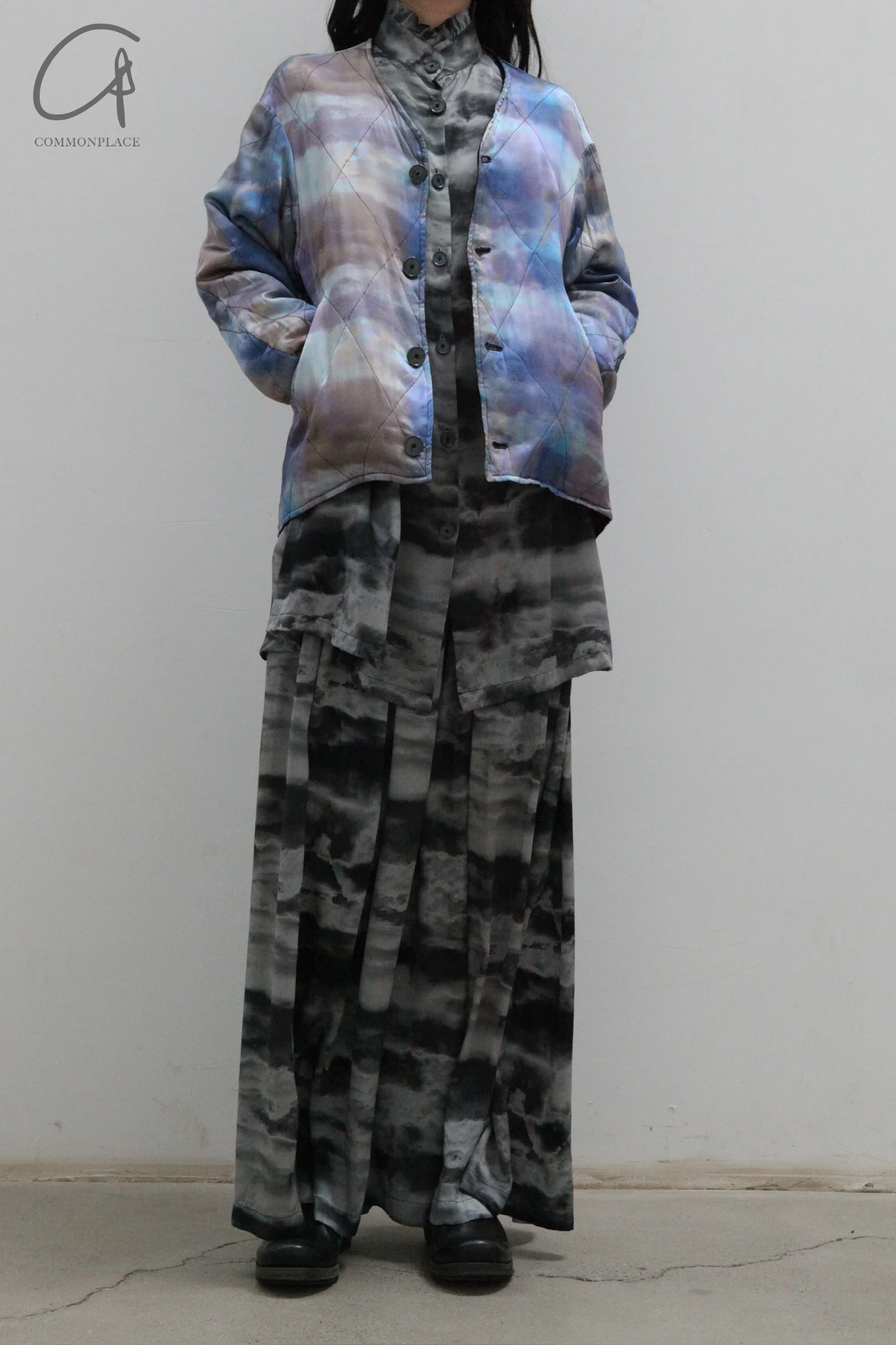 GEOFFREY B. SMALL blue cloud printed jacket CLJ08 - Image 2