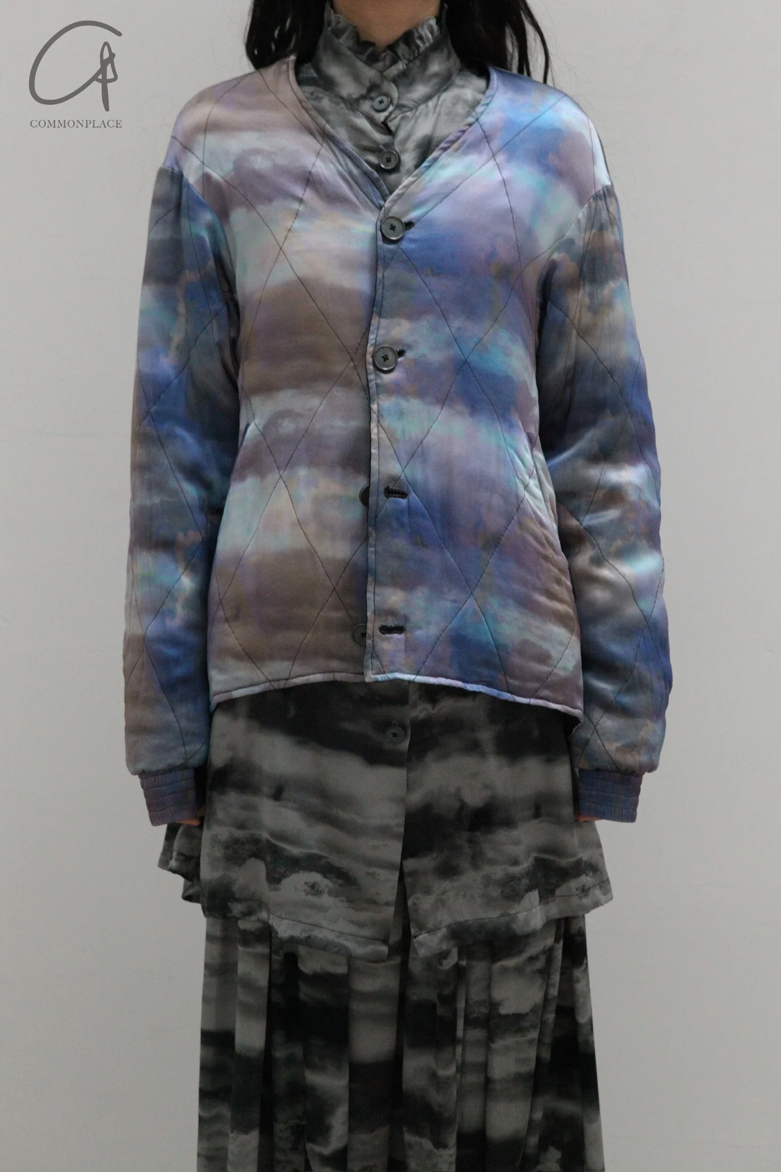 GEOFFREY B. SMALL blue cloud printed jacket CLJ08 - Image 3