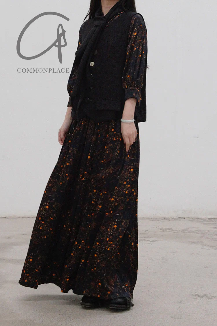 GEOFFREY B. SMALL Hand-made work skirt with elastic waistband RNWG01 - Image 8