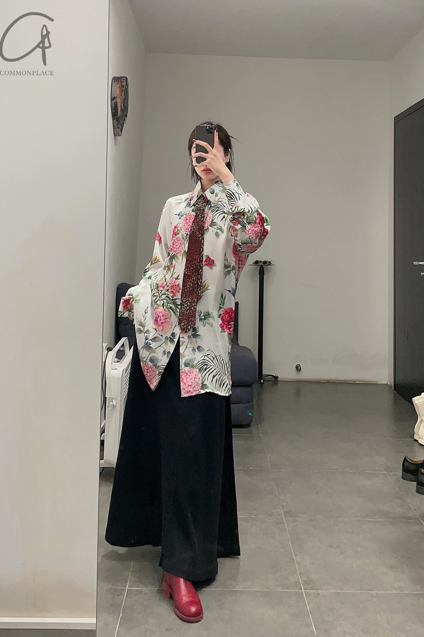 Geoffrey B. Small shirt GRS08 flower color printed 26 - Image 12
