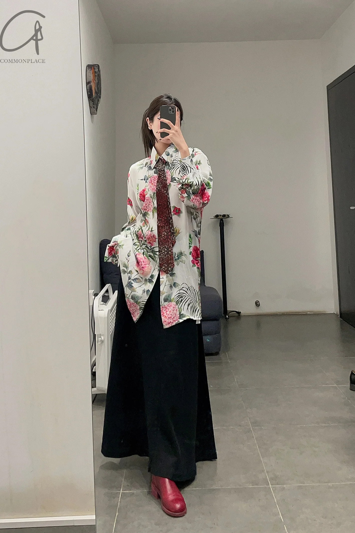 Geoffrey B. Small shirt GRS08 flower color printed 26 - Image 13