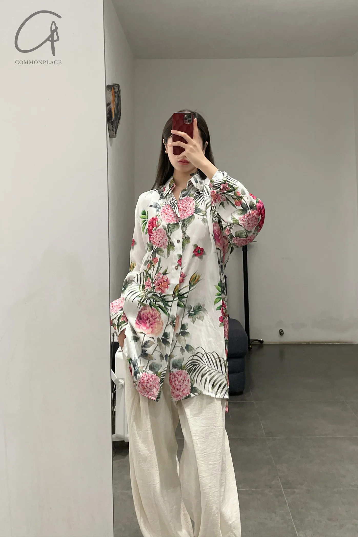 Geoffrey B. Small shirt GRS08 flower color printed 26 - Image 17