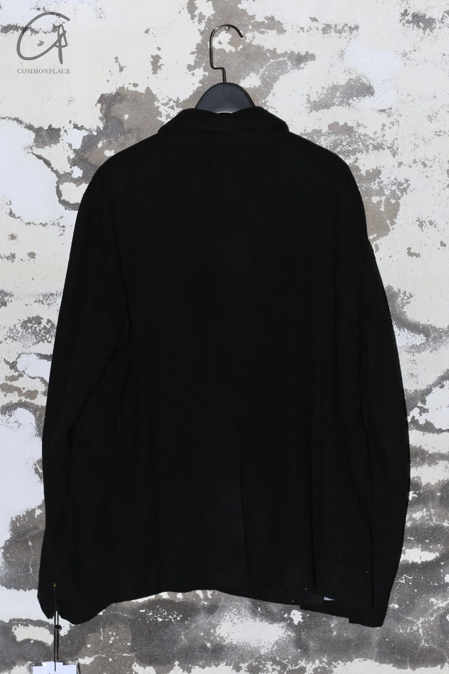 GEOFFREY B. SMALL Silk Cashmere Lined Jacket Italy Handmade Unisex GBS-GJ04special2-SYH Hand Dyed Black Grey Floral GJ04 - Image 5