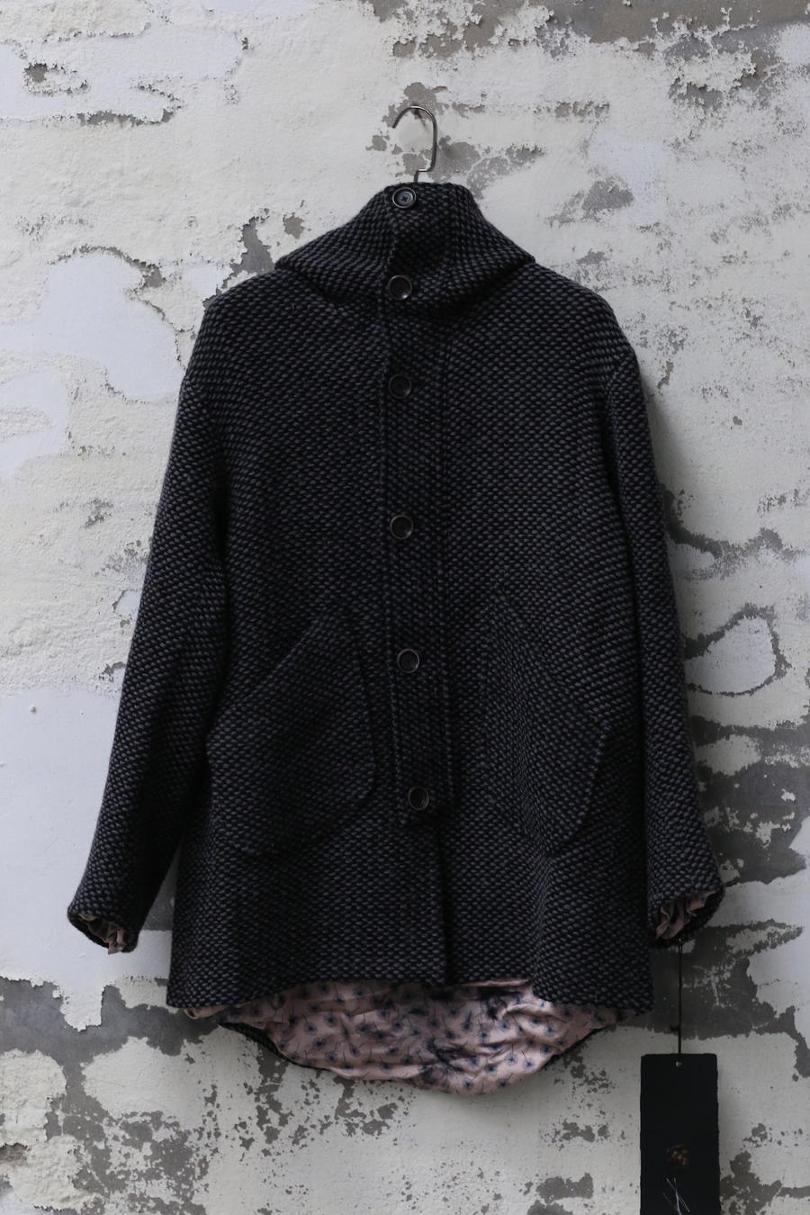 Geoffrey B. Small tail hooded coat DOC09 pink dandelion British grid 1 - Image 8