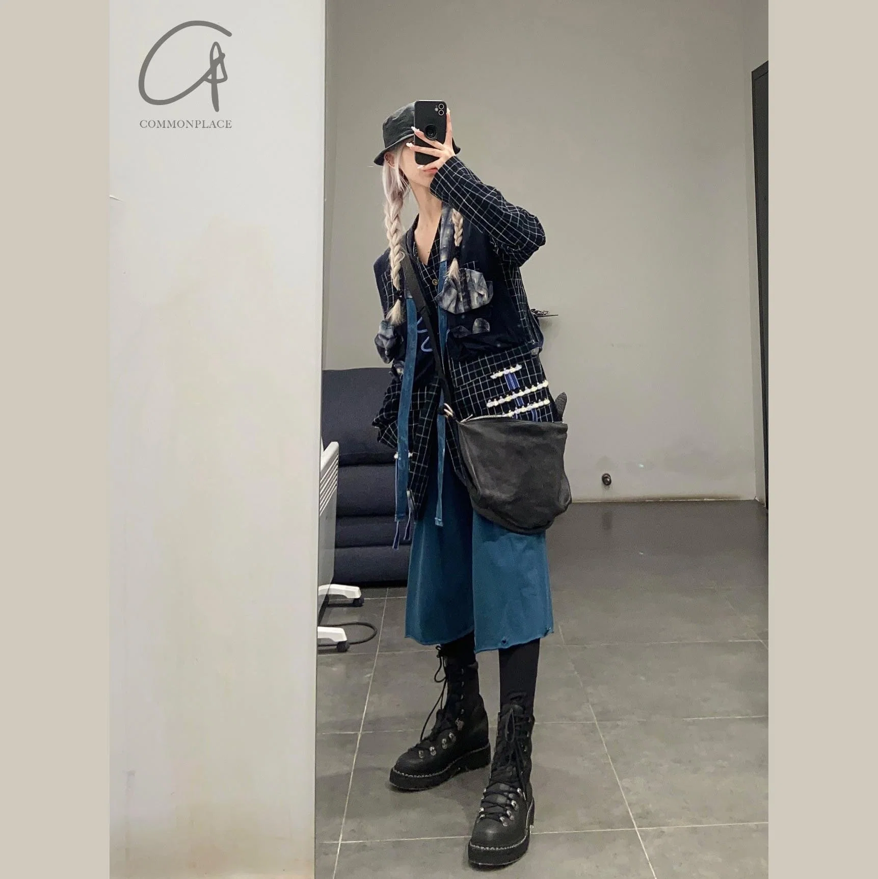 Guidi horse leather zipper waist bag Q150 Italian handmade GD-Q150-HEI black - Image 41