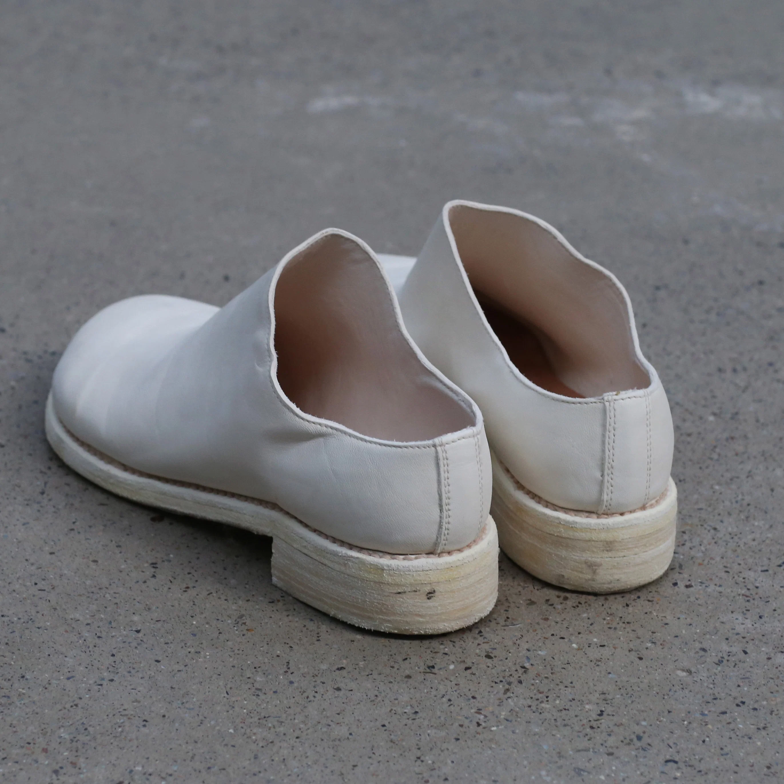 Guidi soft horse full grain animal-shaped shoes ZO01 off-white - Image 6