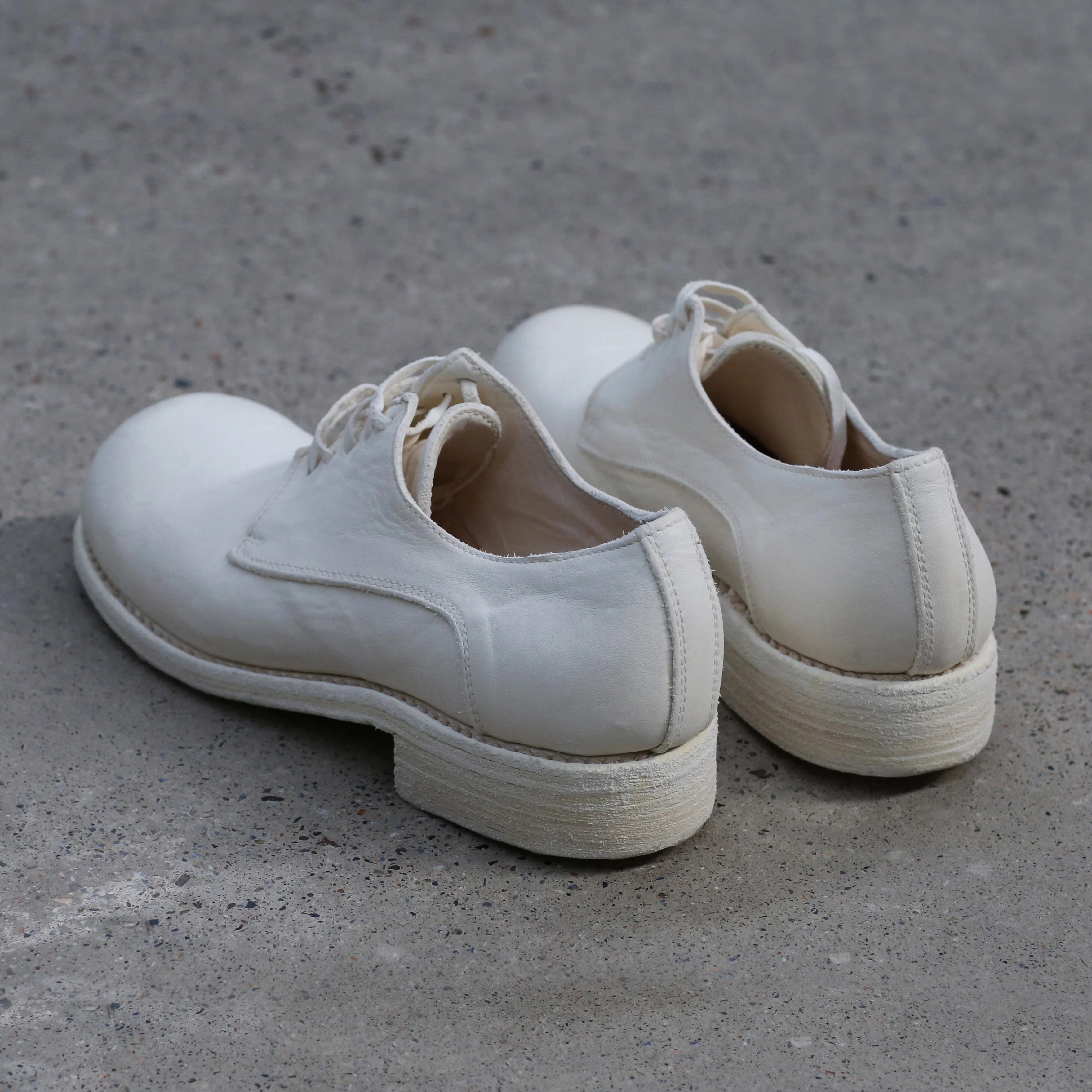 Guidi Soft Horse Whole Grain Big Toe Dad Shoes GR02 Beige - Image 6