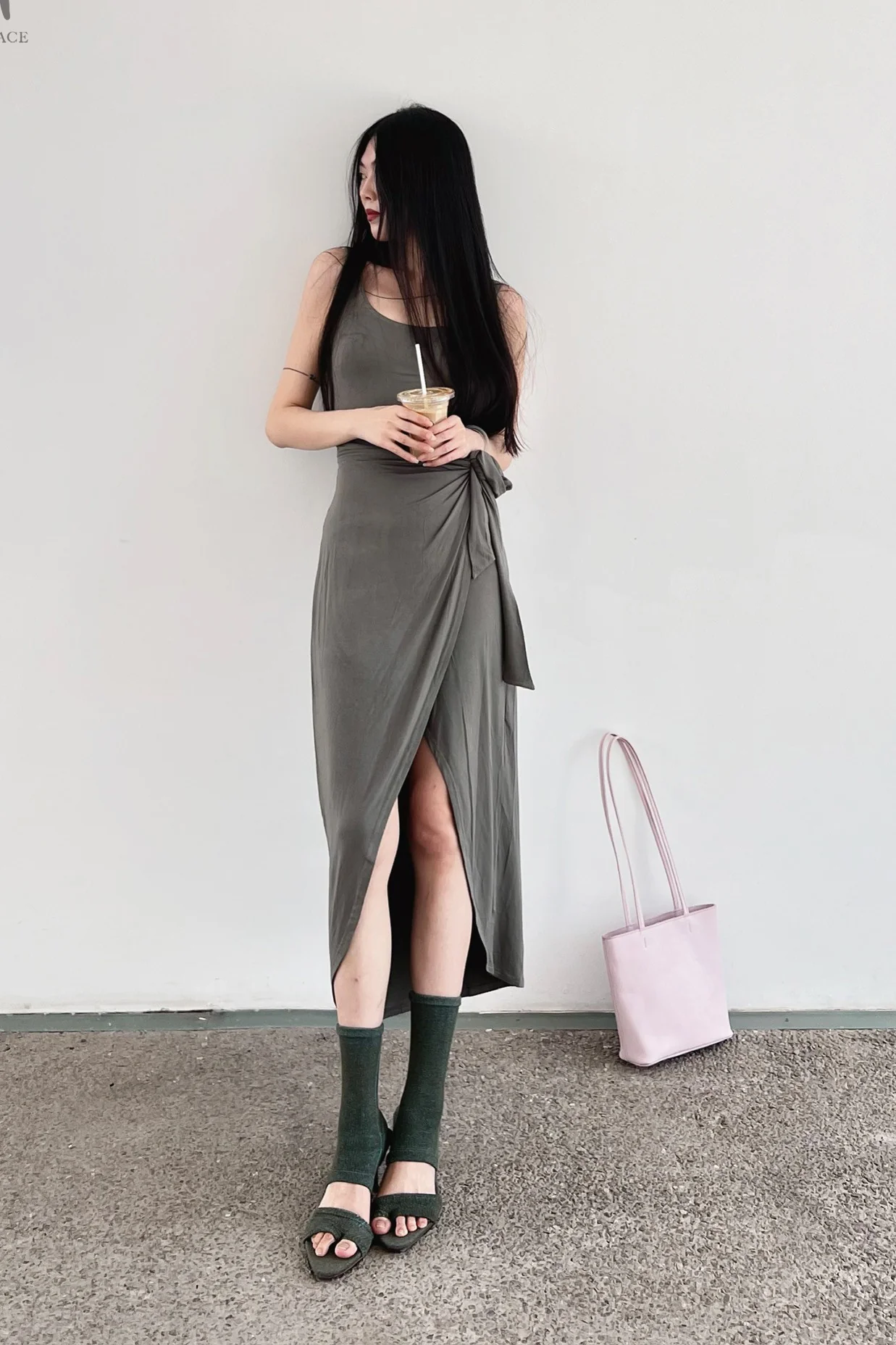 imibooo Yi Mengling same style colorful water-dyed cowhide square bag OOO-IMB24DL-CLS-LP-SRF LIGHT FINK/water-dyed powder POOO1 - Image 14