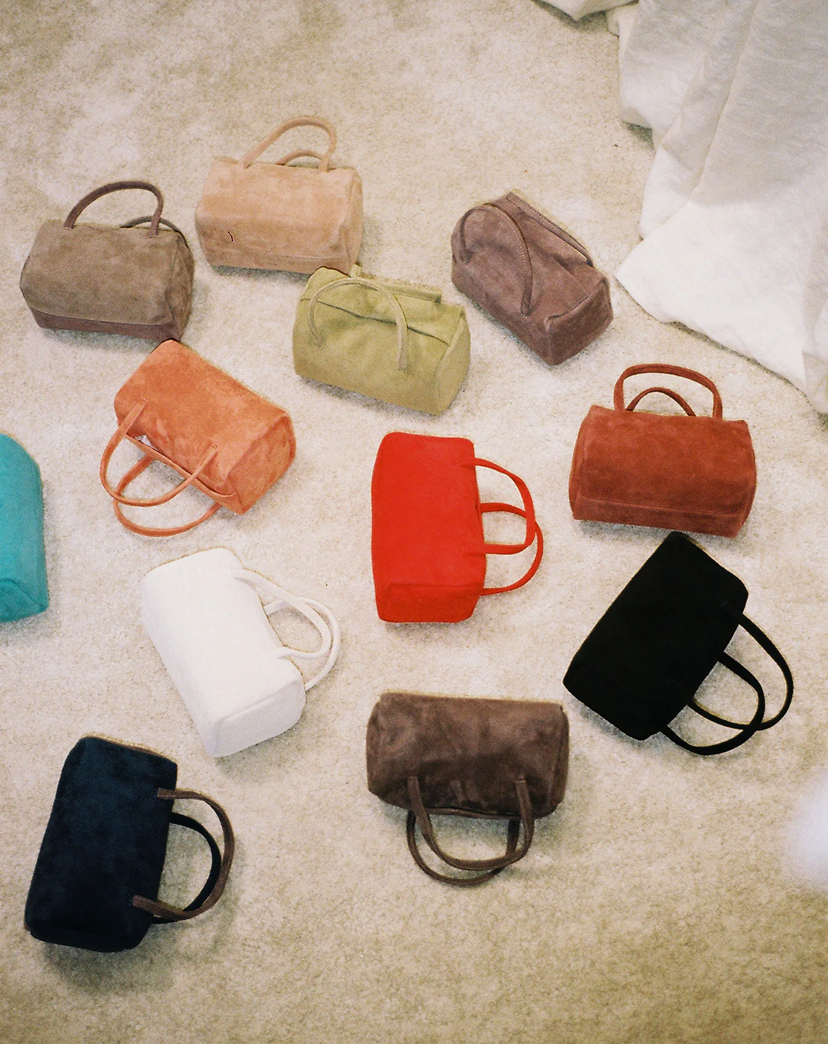 imibooo water-dyed pigskin handbag lunch bag OOO-IMB24BT-PSL-TF TOFU/Bean White OOO-IMB24BT - Image 15