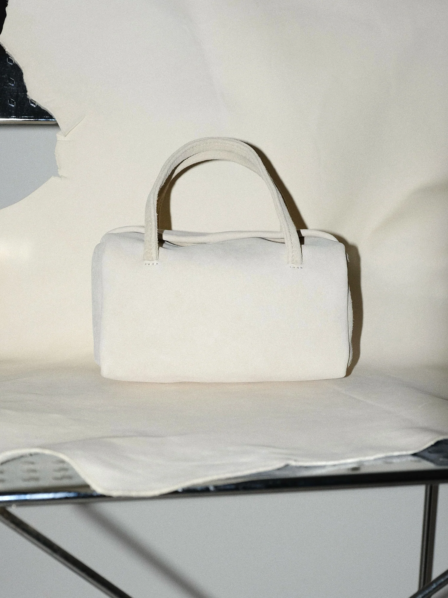 imibooo water-dyed pigskin handbag lunch bag OOO-IMB24BT-PSL-TF TOFU/Bean White OOO-IMB24BT - Image 8