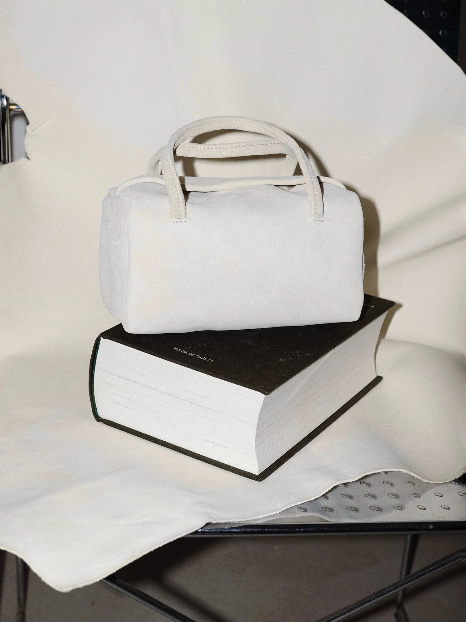 imibooo water-dyed pigskin handbag lunch bag OOO-IMB24BT-PSL-TF TOFU/Bean White OOO-IMB24BT - Image 9