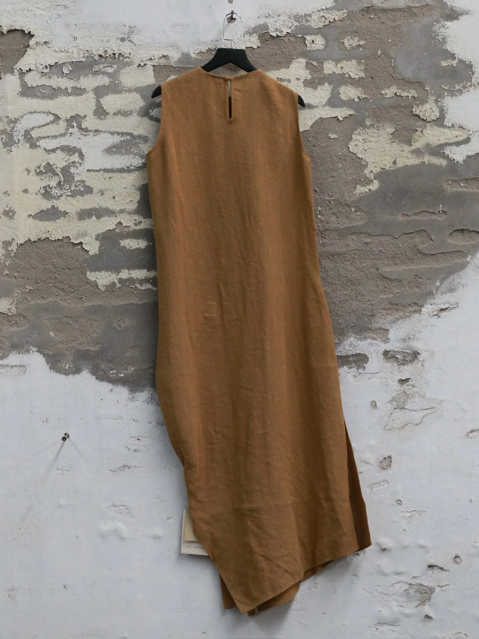 INTO THE EAST 2026 Spring/Summer: Asymmetrical Long Top / Tie-up Short-sleeved Top / Fishtail Full Skirt ITE-E1JBSSTP20008YE-XH Apricot Yellow Top （E1JBSSTP20008BGE） - Image 6