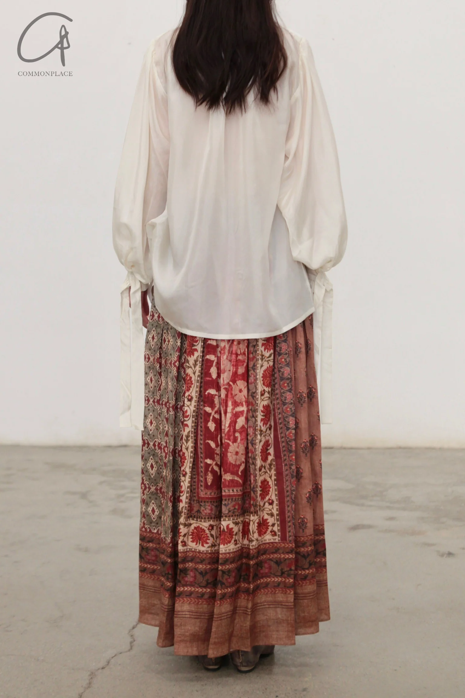 INTO THE EAST 24 Autumn and Winter Linen Printed Pleated Skirt ITE-E1YGAW002NCC21SK-YH Printed - Image 21