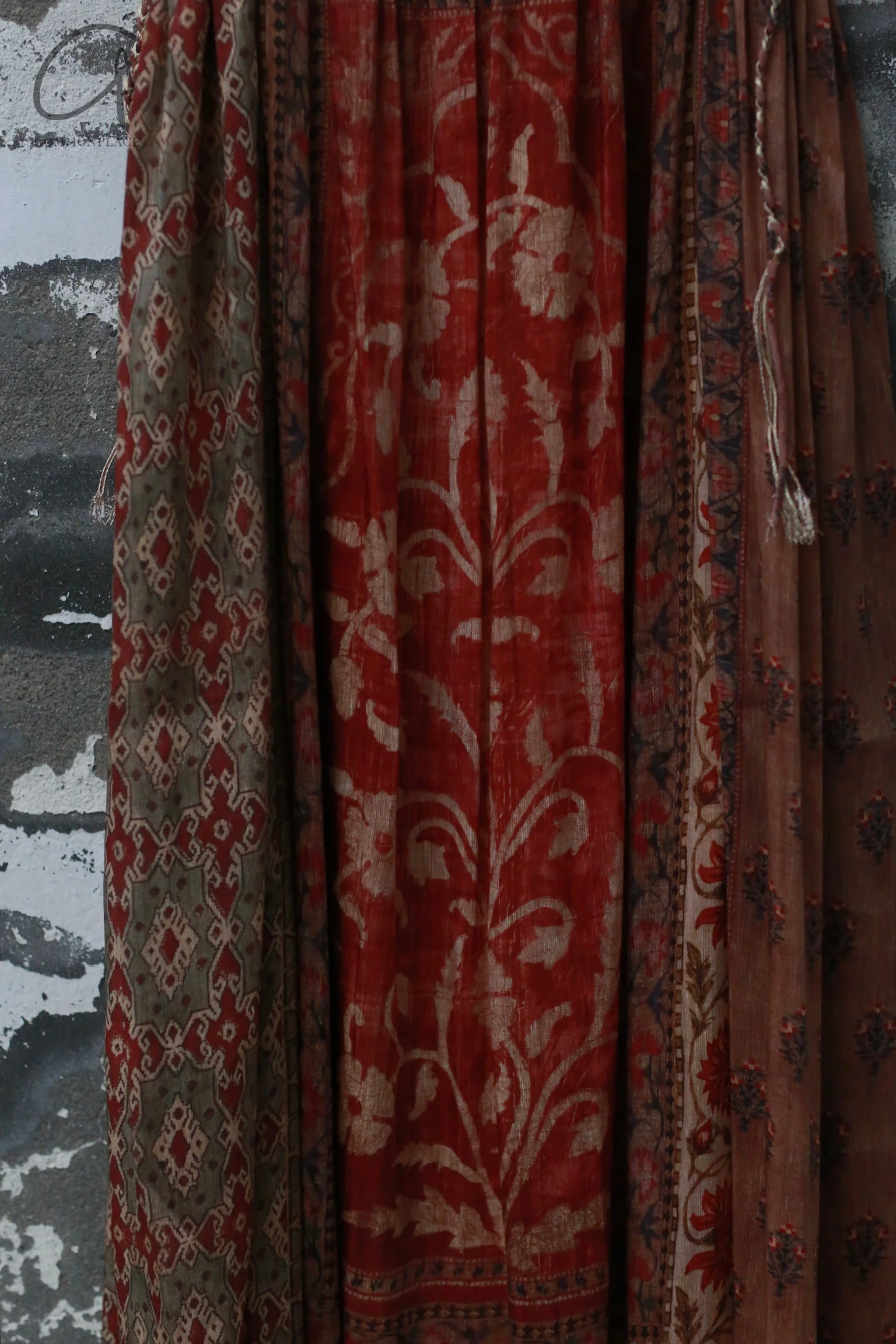 INTO THE EAST 24 Autumn and Winter Silk and Linen Printed Suspender Dress ITE-E1YGAW002NCC21DS-YH Printed - Image 10