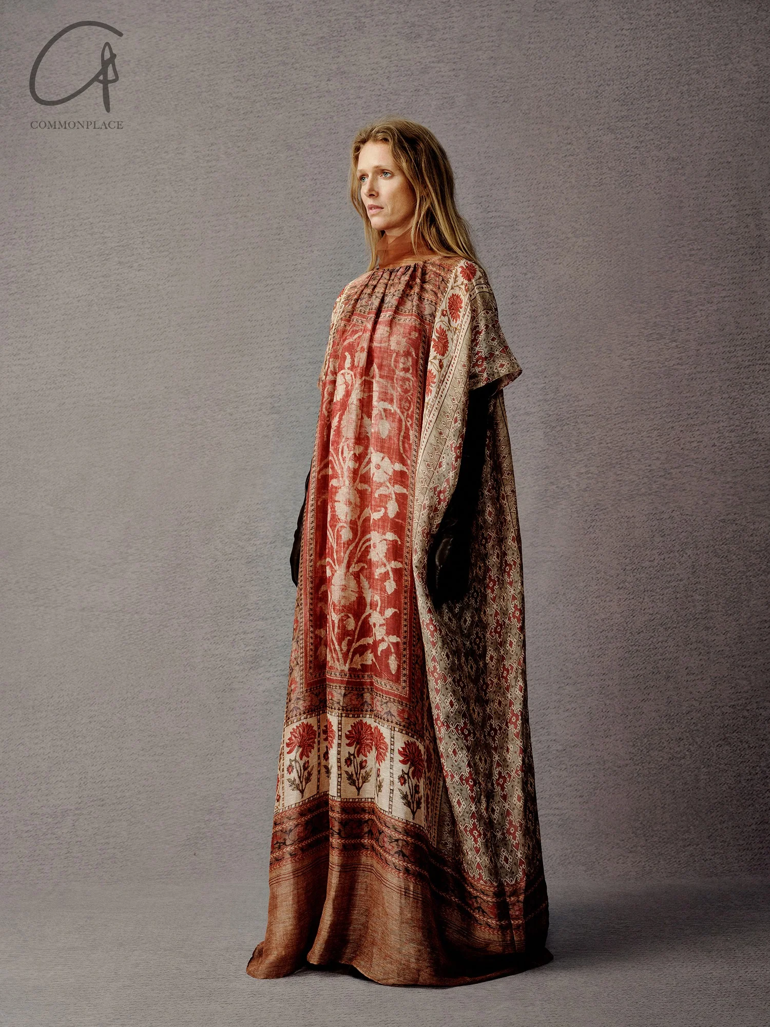 INTO THE EAST 24 Autumn and Winter Silk and Linen Printed Tulle Dress ITE-E1YGAW005NCC21DS-YH Printed - Image 14