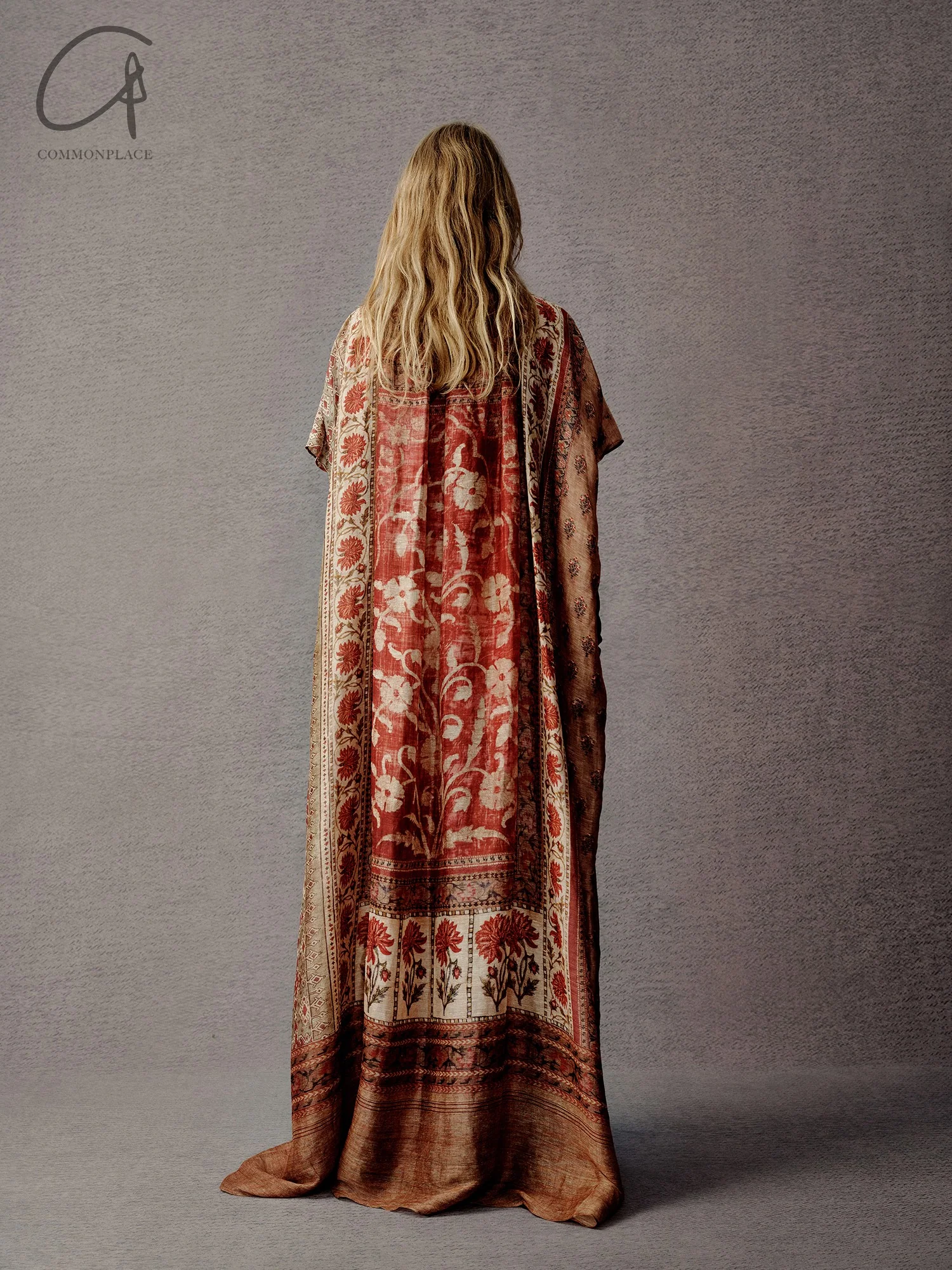 INTO THE EAST 24 Autumn and Winter Silk and Linen Printed Tulle Dress ITE-E1YGAW005NCC21DS-YH Printed - Image 15