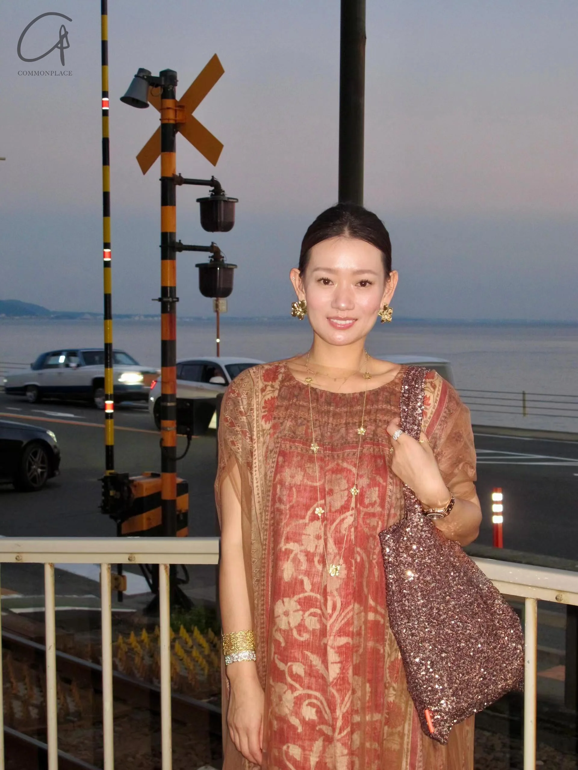 INTO THE EAST 24 Autumn and Winter Silk and Linen Printed Tulle Dress ITE-E1YGAW005NCC21DS-YH Printed - Image 26