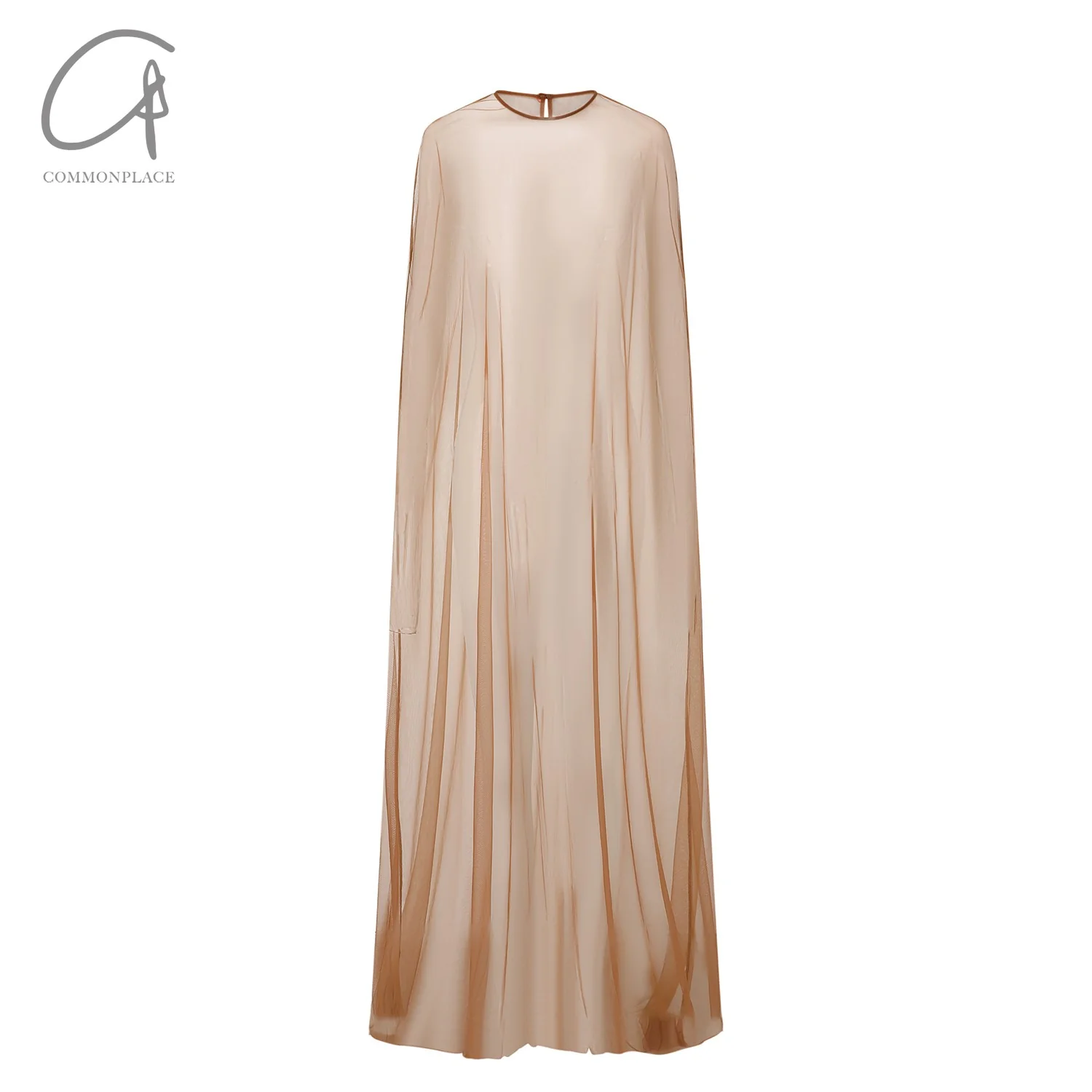 INTO THE EAST 24 Autumn and Winter Silk and Linen Printed Tulle Dress ITE-E1YGAW005NCC21DS-YH Printed - Image 8