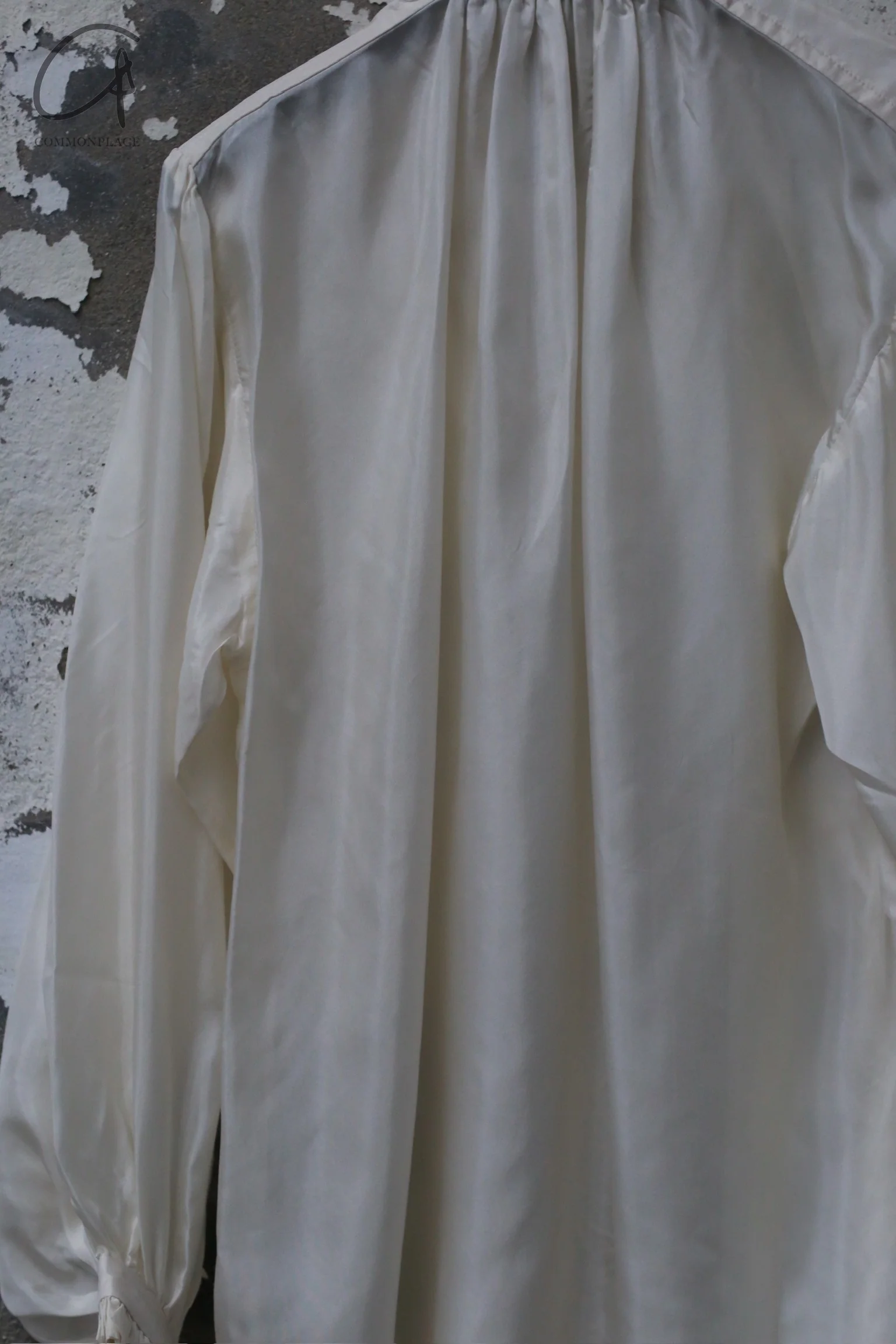 INTO THE EAST 24 Autumn and Winter Silk Lace-up Shirt ITE-E1YGAW007WT20SH-BAI White E1YGAW007WT20SH E1YGAW008KT21SH - Image 13