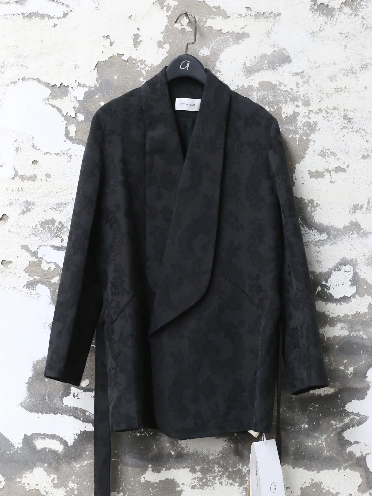 INTO THE EAST 25 Autumn/Winter Dark Jacquard Tassel Lace-up Jacket/Vest/Shorts ITE-E1DGAW027BL20JK-HEI Jacket - Image 6