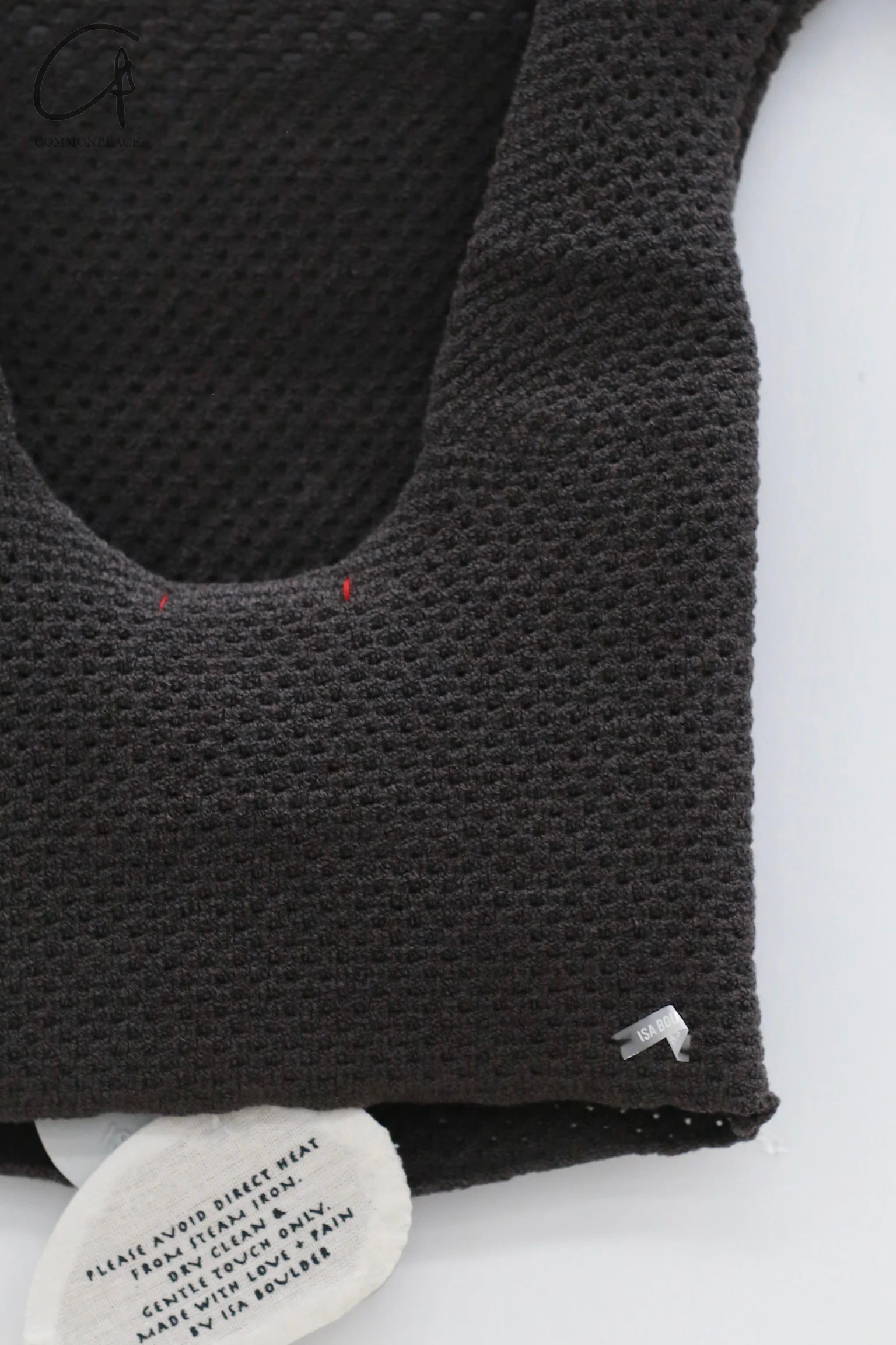 ISA BOULDER Crew Neck Top Indonesia IB-WTP115-SHADOW - Image 6