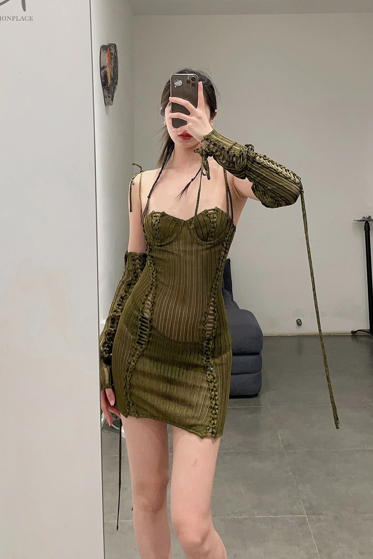 ISA BOULDER Stretchable Sleeve 22SL03 MILITARY Army Green - Image 21