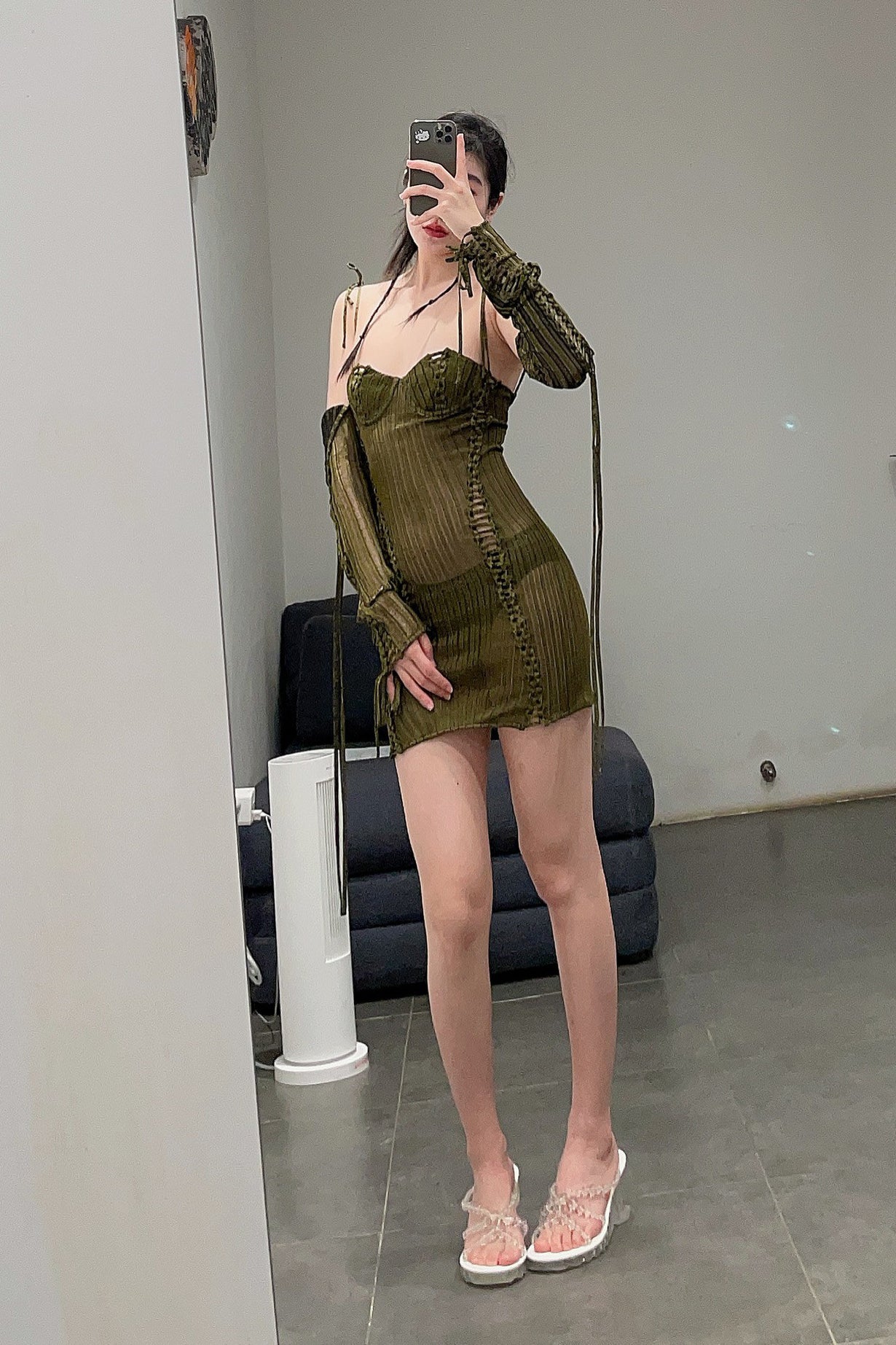 ISA BOULDER Stretchable Sleeve 22SL03 MILITARY Army Green - Image 24