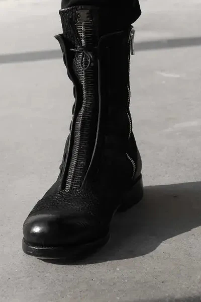 isaac sellam X the last conspiracy (horse leather men's shoes) ASMUND-CUATTA-NOIR - Image 3