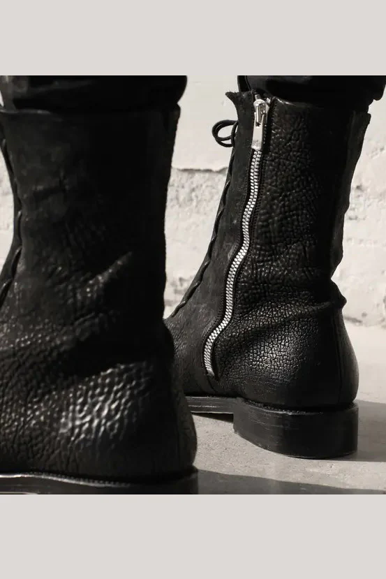 isaac sellam X the last conspiracy (horse leather men's shoes) ASMUND-CUATTA-NOIR - Image 4
