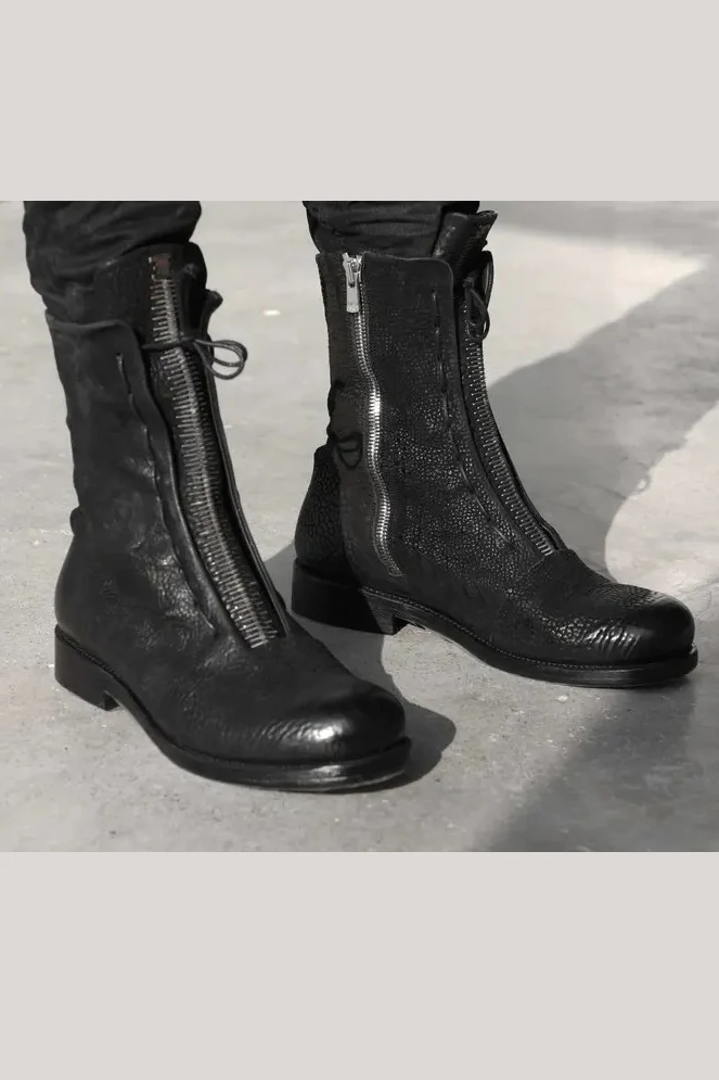 isaac sellam X the last conspiracy (horse leather men's shoes) ASMUND-CUATTA-NOIR - Image 6