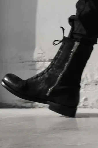isaac sellam X the last conspiracy (horse leather men's shoes) ASMUND-CUATTA-NOIR - Image 7