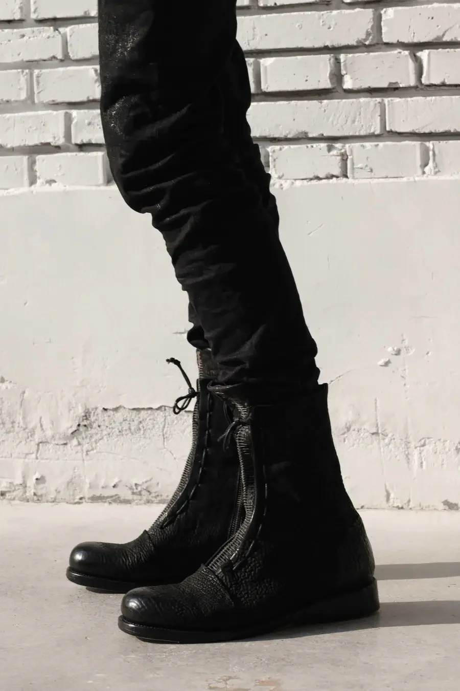 isaac sellam X the last conspiracy (horse leather men's shoes) ASMUND-CUATTA-NOIR - Image 8