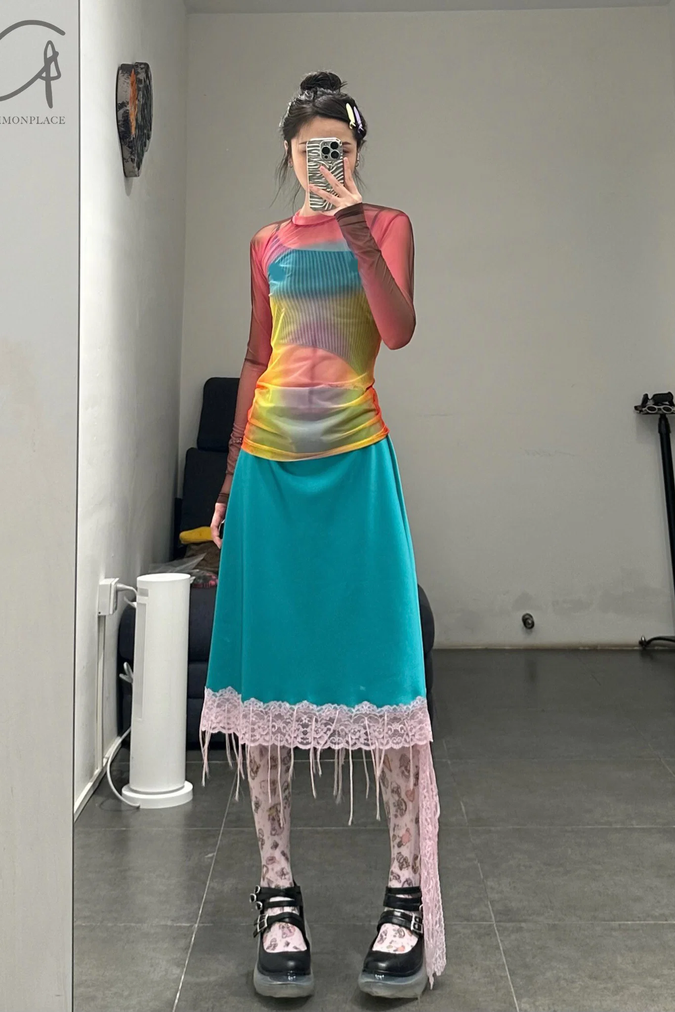 Jenny Fax Japan transparent air cushion original Mary Jane height increasing shoes series collection JF-JFAW21SHOE01-HEI black PJF4 - Image 31