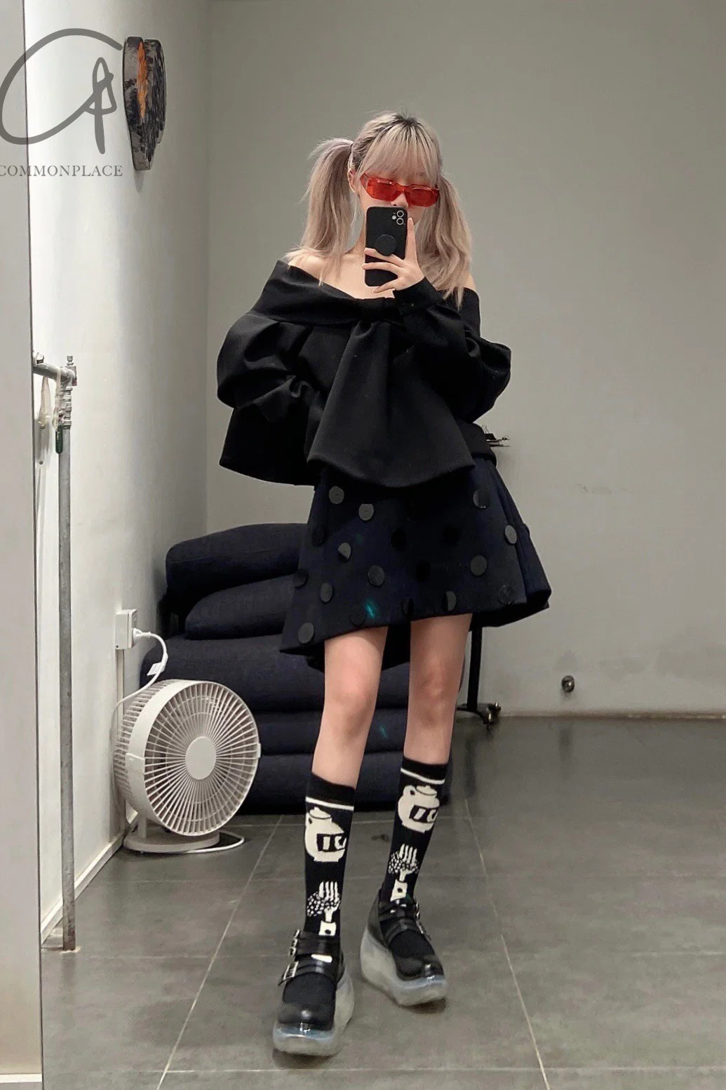 Jenny Fax Japan transparent air cushion original Mary Jane height increasing shoes series collection JF-JFAW21SHOE01-HEI black PJF4 - Image 43
